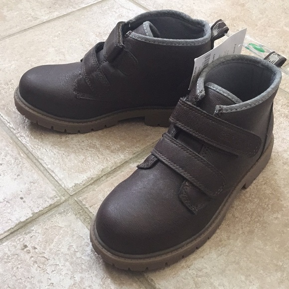 Carter's Boys Pull-on Hiking Hiker Boots Shoes - Picture 3 of 8